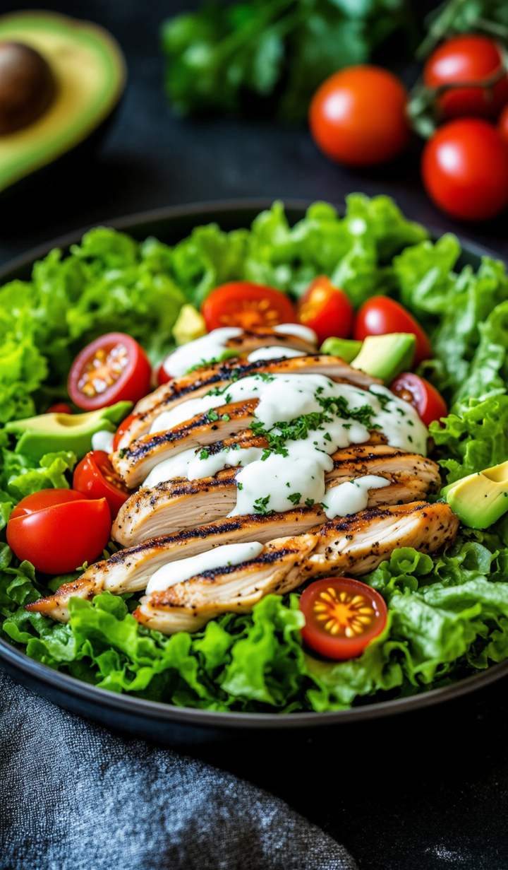 9x16_Generate_a_grilled_chicken_salad