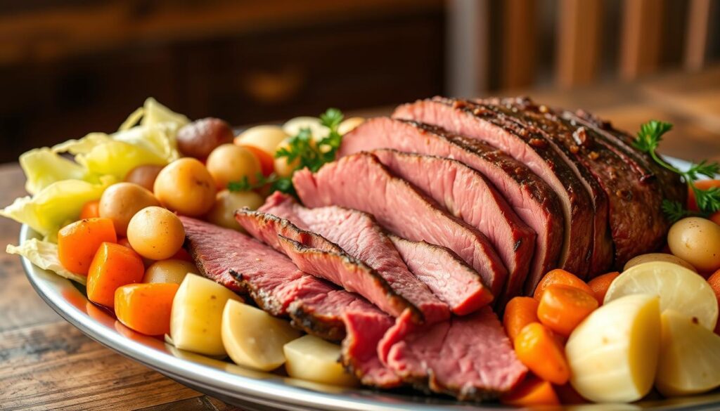 Corned Beef and Cabbage Serving Platter Corned Beef and Cabbage Serving Platter