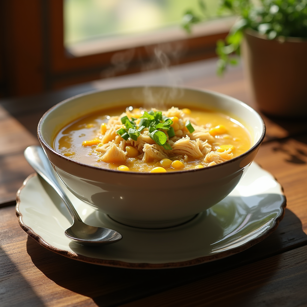 chicken corn soup recipe
