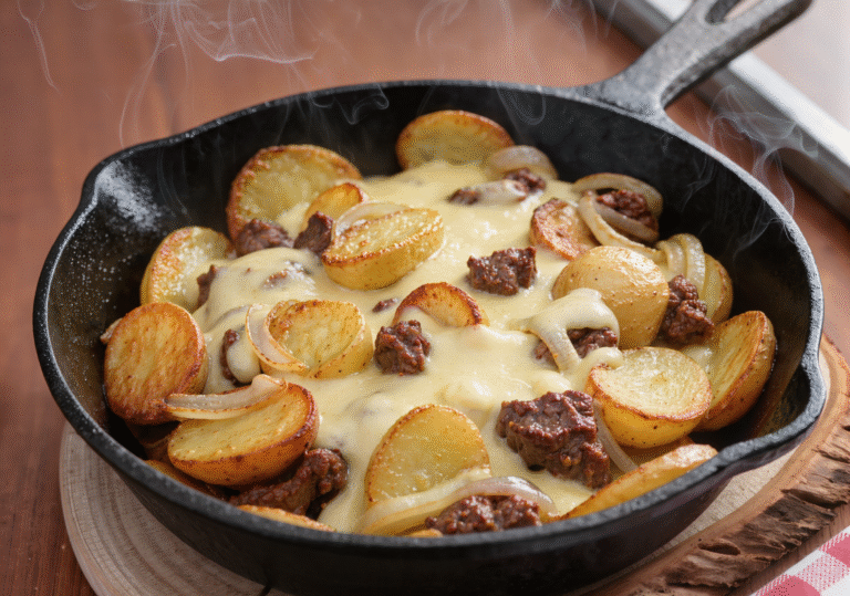 hamburger and potato skillet